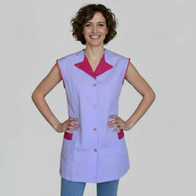 Carica l'immagine nel visualizzatore di Gallery, Camice da lavoro donna,giromanica,casacca per operaia,Maestra, Imprese Pulizia, cod: 1403