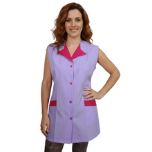 Carica l'immagine nel visualizzatore di Gallery, Camice da lavoro donna,giromanica,casacca per operaia,Maestra, Imprese Pulizia, cod: 1403