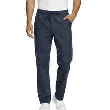 Carica l'immagine nel visualizzatore di Gallery, Pantaloni rigati blu "regular-fit" cod:7822