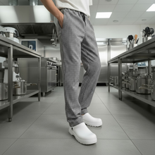 Carica l'immagine nel visualizzatore di Gallery, Pantalone da cucina sale e pepe "regular-fit"cod:7814