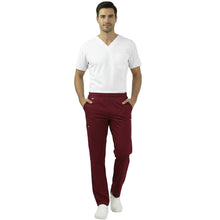 Carica l'immagine nel visualizzatore di Gallery, Pantalaccio tinta unita unisex Bordeaux cod: 012212