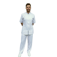 Carica l'immagine nel visualizzatore di Gallery, Divisa da lavoro,completa,unisex,zip collo coreano cod: 8309