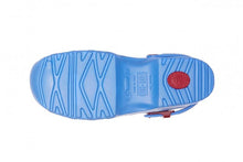 Carica l'immagine nel visualizzatore di Gallery, Zoccoli da lavoro sanitari ,cinturino regolabile "azzurro" cod: 8248