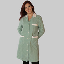 Carica l'immagine nel visualizzatore di Gallery, camice da lavoro donna rigo verde ML cod:7648