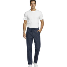 Carica l'immagine nel visualizzatore di Gallery, Pantaloni rigati blu "regular-fit" cod:7822