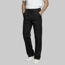 Carica l'immagine nel visualizzatore di Gallery, Pantalone da lavoro nero "regular-fit" cod:7821