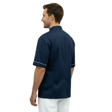 Carica l'immagine nel visualizzatore di Gallery, Giacca cuoco "light" blu scuro cod: 0928