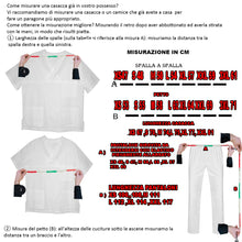 Carica l'immagine nel visualizzatore di Gallery, Divisa da lavoro completa,Rosso,sanitaria,infermieristica,estetica,completa,unisex,scollo V cod:28088
