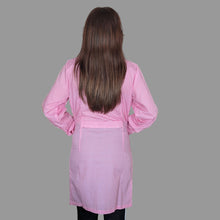 Carica l'immagine nel visualizzatore di Gallery, camice da lavoro, lungo quadretto rosa ML cod:7456