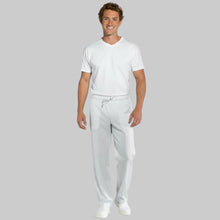 Carica l'immagine nel visualizzatore di Gallery, Pantaloni da lavoro ,bianchi "regular-fit" UNISEX cod:7807