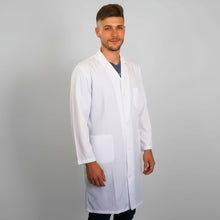 Carica l'immagine nel visualizzatore di Gallery, Camice da lavoro,laboratorio, uomo leggero,bianco,cod: 7982
