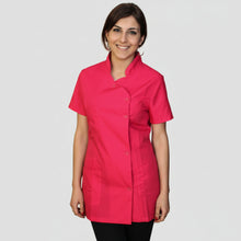 Carica l'immagine nel visualizzatore di Gallery, Casacca da lavoro,camice slim Mod Londinese "FUCHSIA" Cod:7098