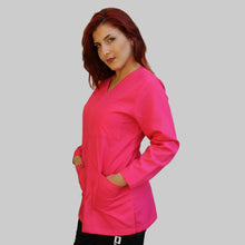 Carica l'immagine nel visualizzatore di Gallery, Casacca zip Manica lunga "Fuchsia" Cod:1906