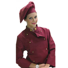 Carica l'immagine nel visualizzatore di Gallery, Giacca chef "cutlery" bordeaux cod:7784