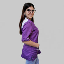 Carica l'immagine nel visualizzatore di Gallery, Casacca,camice da lavoro con zip S.A.S cod: 040321