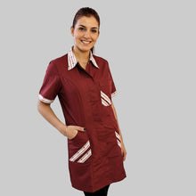 Carica l'immagine nel visualizzatore di Gallery, Casacca,camice da lavoro, Bordeaux MM Cod:1601