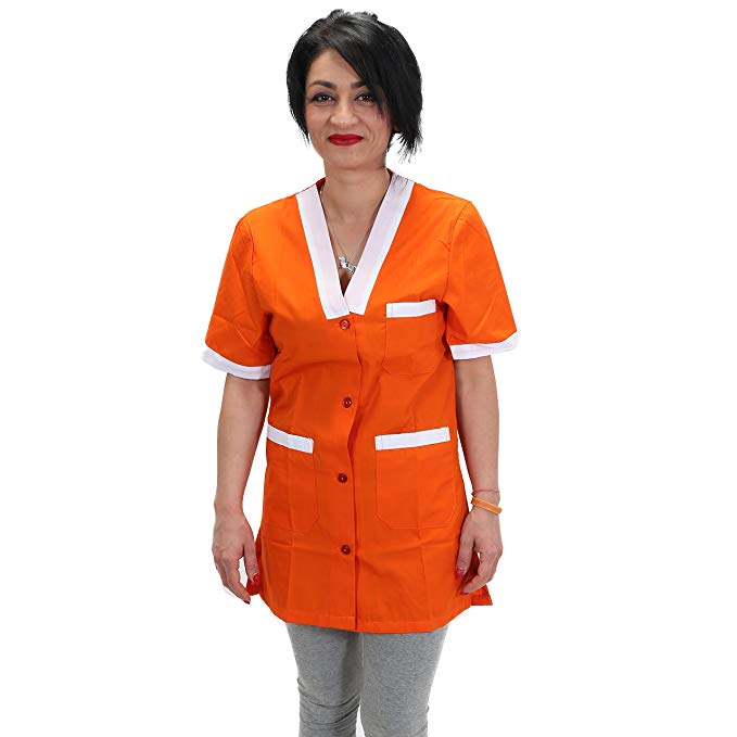 Camice da lavoro donna,casacca arancione cod: 3330 – Peter's abiti da  lavoro S.R.L.S