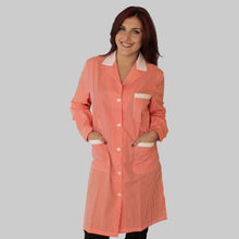 Carica l'immagine nel visualizzatore di Gallery, camice da lavoro donna, rigo rosso ML cod:7649