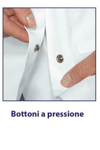 Carica l'immagine nel visualizzatore di Gallery, Camice da laboratorio,da lavoro uomo, cotone pesante,per scuola chimica, COD: 26922