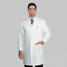 Carica l'immagine nel visualizzatore di Gallery, Camice da laboratorio,da lavoro uomo, cotone pesante,per scuola chimica, COD: 26922