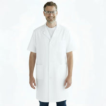 Carica l&#39;immagine nel visualizzatore di Gallery, Camice da lavoro uomo bianco mezza manica Cod:1202
