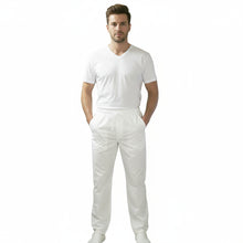 Carica l&#39;immagine nel visualizzatore di Gallery, Pantaloni da lavoro ,bianchi &quot;regular-fit&quot; UNISEX cod:7807
