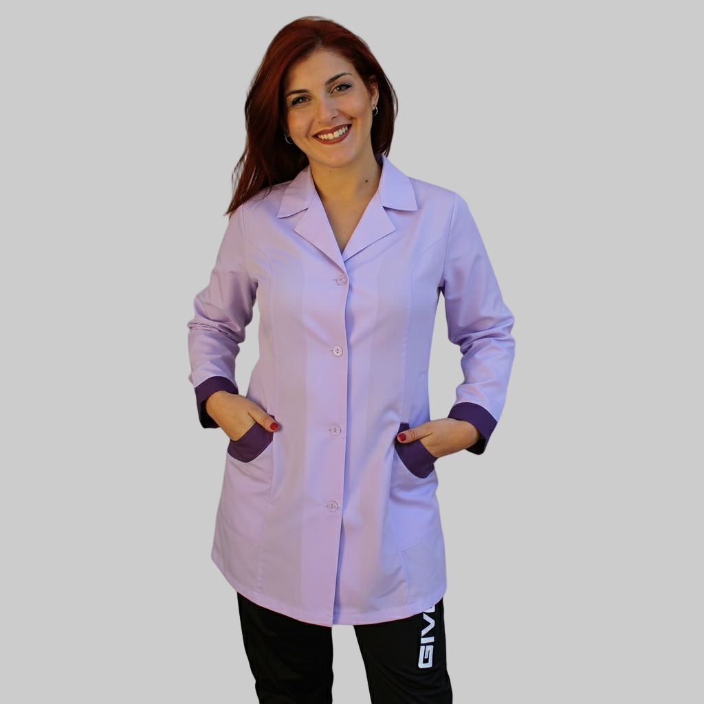 Camice da lavoro donna,casacca slim,divisa 