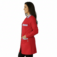 Charger l'image dans la galerie, Veste de travail rouge pour femme, référence ML : 7562 

