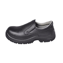 Carica l'immagine nel visualizzatore di Gallery, scarpa cuoco mocassino-calzatura chef cucina antiscivolo "nero"cod: 8231
