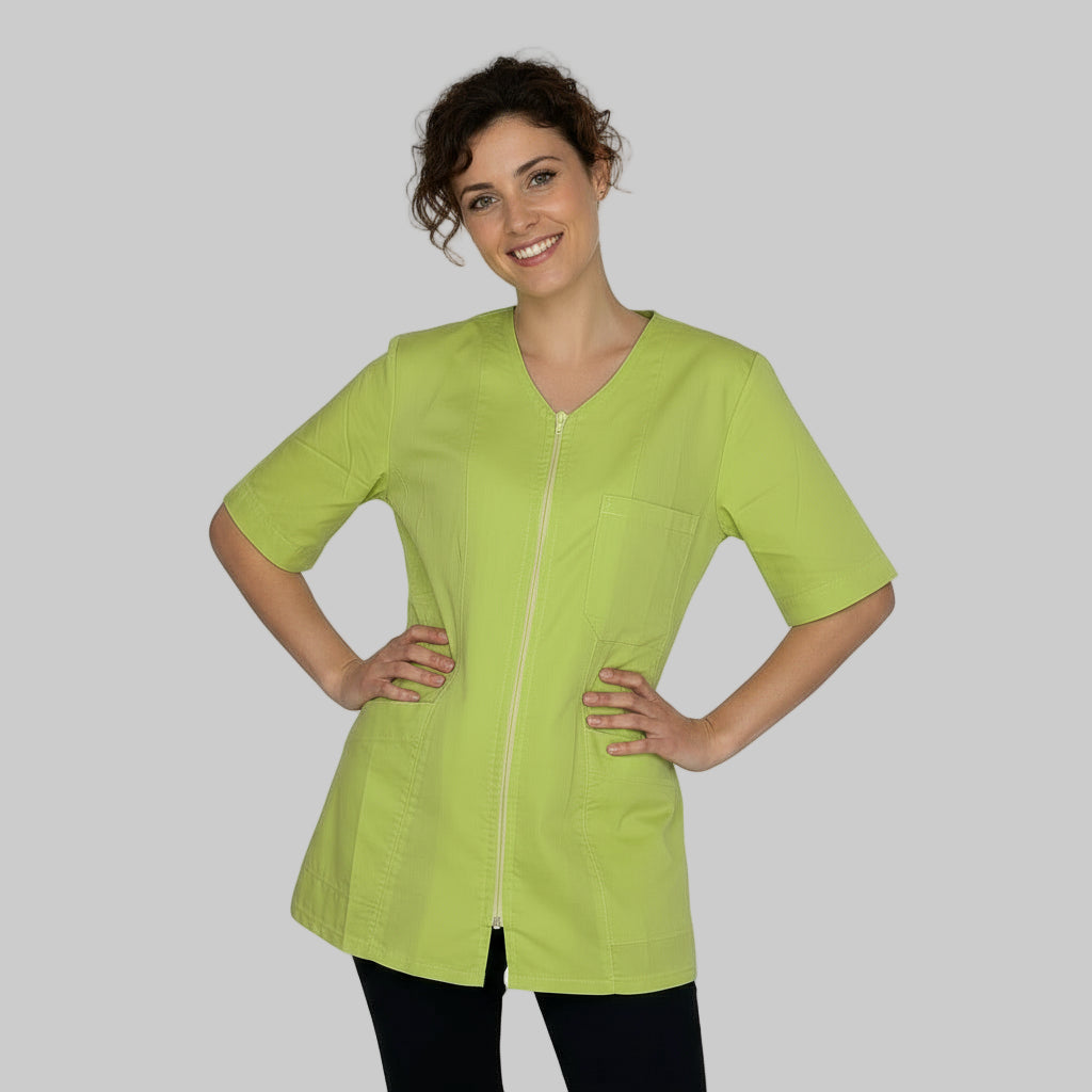 Camice casacca da lavoro donna con zip 