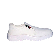 Carica l'immagine nel visualizzatore di Gallery, scarpa cuoco mocassino-calzature chef cucina antiscivolo "bianco"cod: 8232
