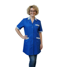 Charger l'image dans la galerie, Manteau de travail pour femme, tunique MM « bleu roi », code : 2502 
