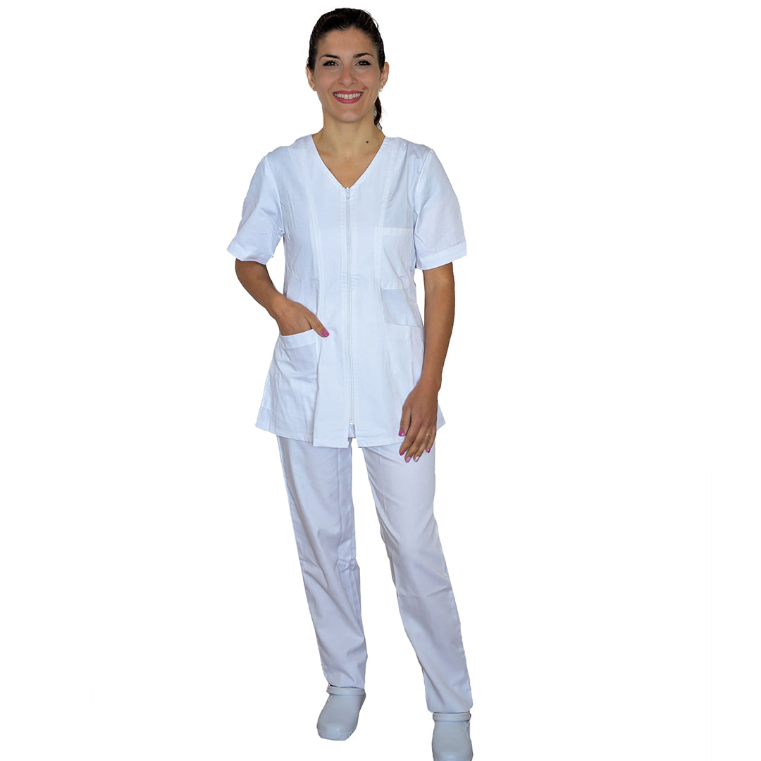 Divisa da lavoro,infermiera,oss, donna con zip cod: 1505
