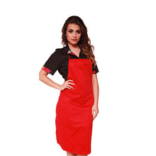 Load image into Gallery viewer, Grembiule parannanza con pettorina "rosso" cod: 8095
