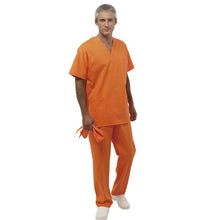 Carica l&#39;immagine nel visualizzatore di Gallery, Divisa da lavoro,sanitaria,infermieristica,estetica,completa,unisex,scollo V 8299
