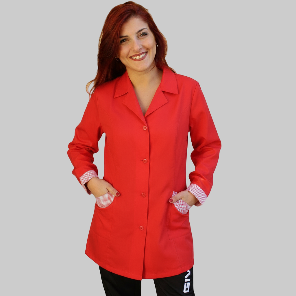 Camice da lavoro donna,casacca slim,divisa 