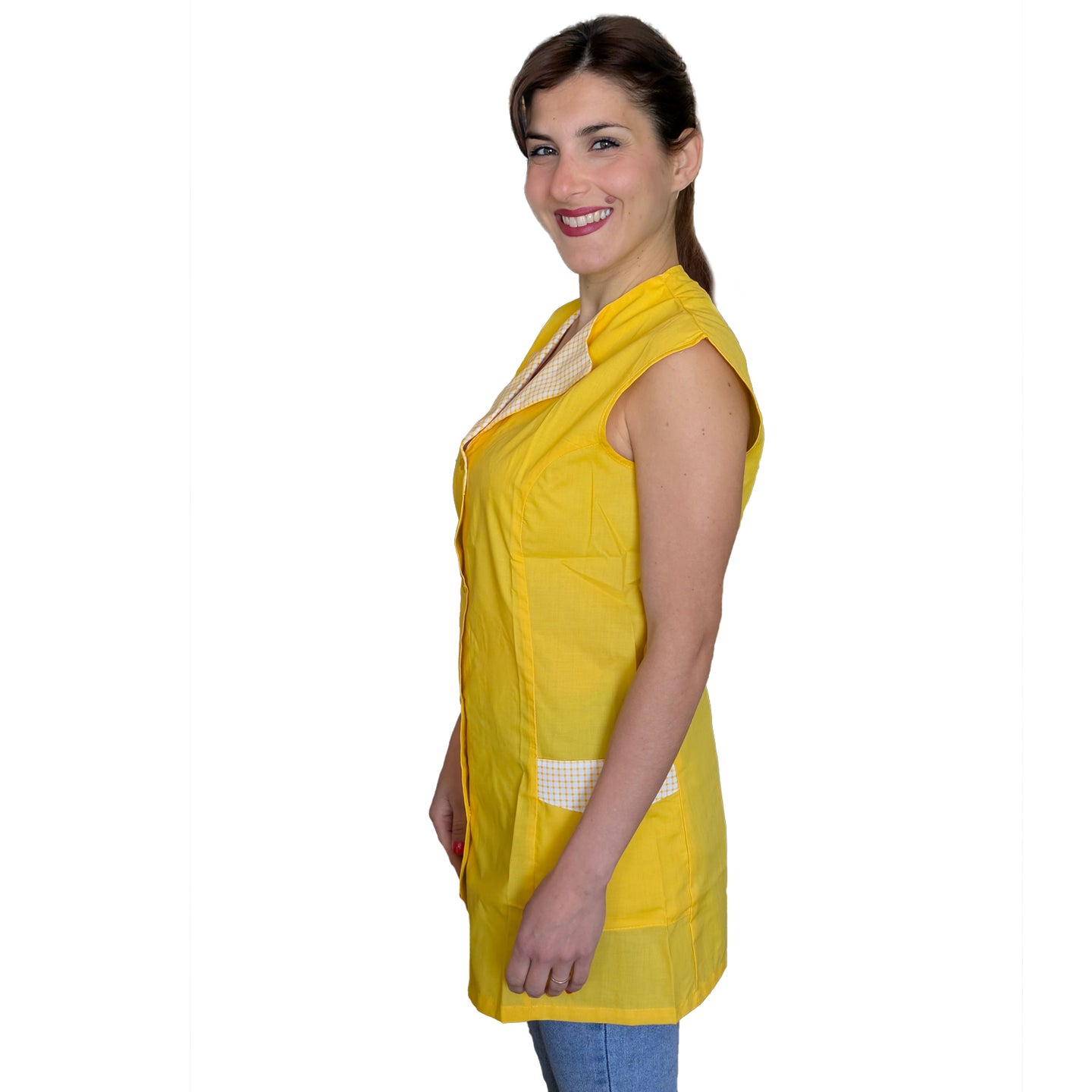 Camice da lavoro donna,giromanica,casacca per operaia,Maestra, Imprese Pulizia, Grembiule per fruttivendolo,COD: 120325
