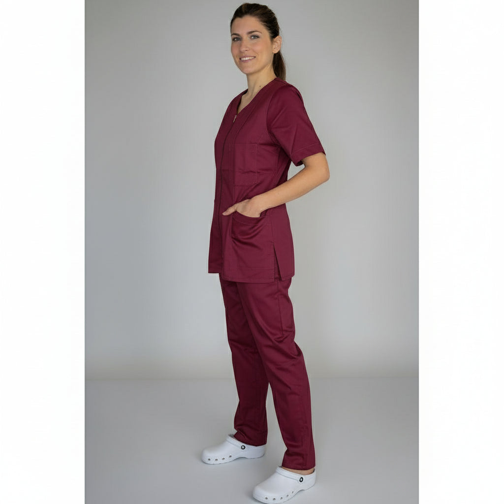 Divisa zip donna bordeaux cod: 8361