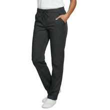 Load image into Gallery viewer, Pantaloni da cuoco regular-fit "nero gessato" cod:8944
