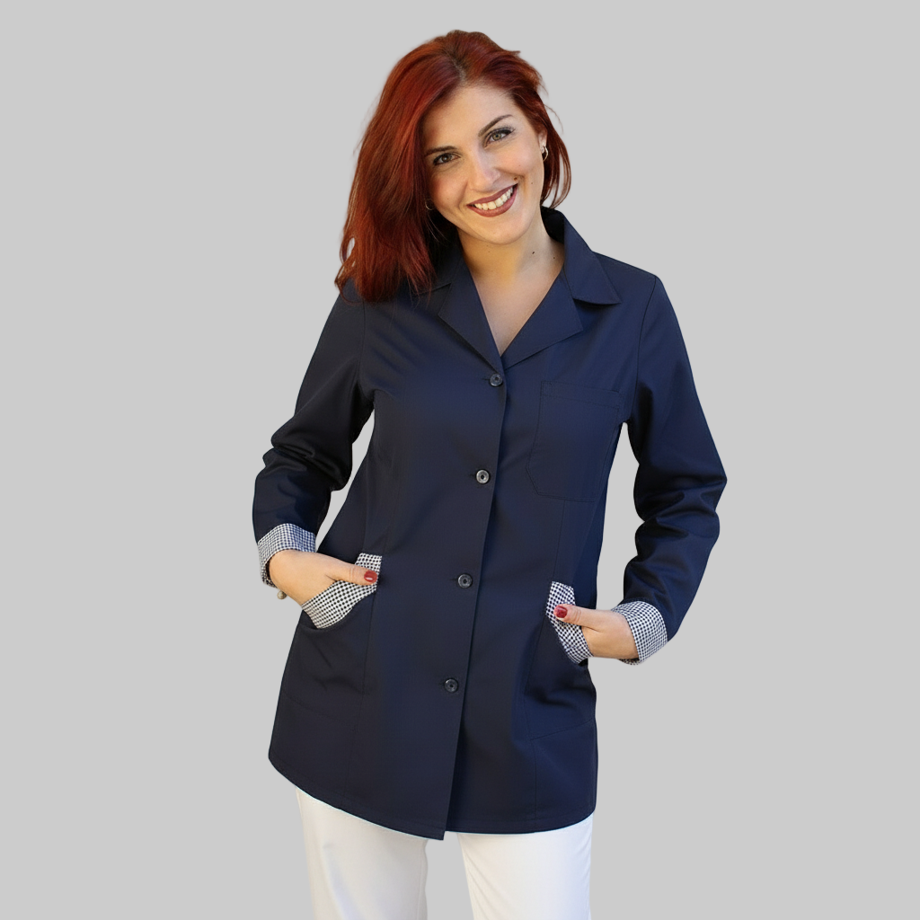 Camice da lavoro donna,casacca slim,divisa 