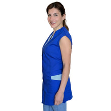 Carica l'immagine nel visualizzatore di Gallery, Casacca,camice da lavoro, giromanica "BLU ROYAL" cod:7227
