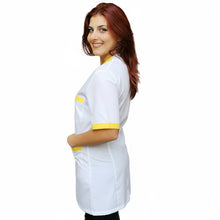 Carica l&#39;immagine nel visualizzatore di Gallery, Casacca,camice da lavoro, profilo giallo MM cod: 7609
