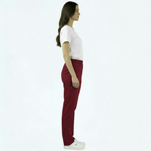 Carica l&#39;immagine nel visualizzatore di Gallery, Pantalaccio tinta unita unisex Bordeaux cod: 012212
