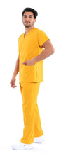 Carica l&#39;immagine nel visualizzatore di Gallery, Divisa da lavoro,completa,unisex,collo V  &quot;giallo&quot; cod: 1512

