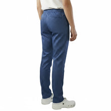 Carica l&#39;immagine nel visualizzatore di Gallery, Pantalone da cuoco slim &quot;rigato Blu royal &quot; cod: 2315
