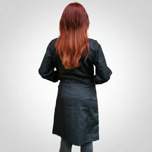 Carica l'immagine nel visualizzatore di Gallery, camice da lavoro donna,classico misto cotone no-stiro"nero" cod: 200521
