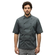 Carica l&#39;immagine nel visualizzatore di Gallery, Giacca cuoco &quot;light&quot;grigio cod: 0925
