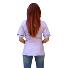 Carica l'immagine nel visualizzatore di Gallery, Camice da lavoro,casacca zip glicine MM Cod:1506
