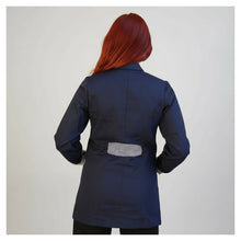 Carica l&#39;immagine nel visualizzatore di Gallery, Camice da lavoro donna,casacca slim,divisa &quot;blu scuro&quot; Cod:161020
