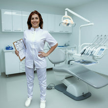 Carica l&#39;immagine nel visualizzatore di Gallery, Divisa da lavoro,completa,unisex,zip collo coreano cod: 8309
